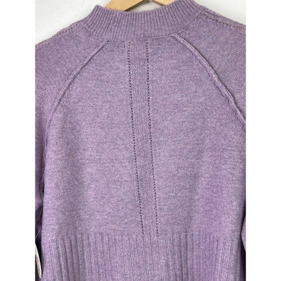 Jolie &Joy Purple Comfy Cropped Sweaters (Junior's) - Picture 10 of 10